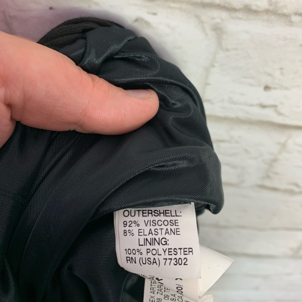 Zara Basic Black Sleeveless Bubble Hem Dress Xs - image 7